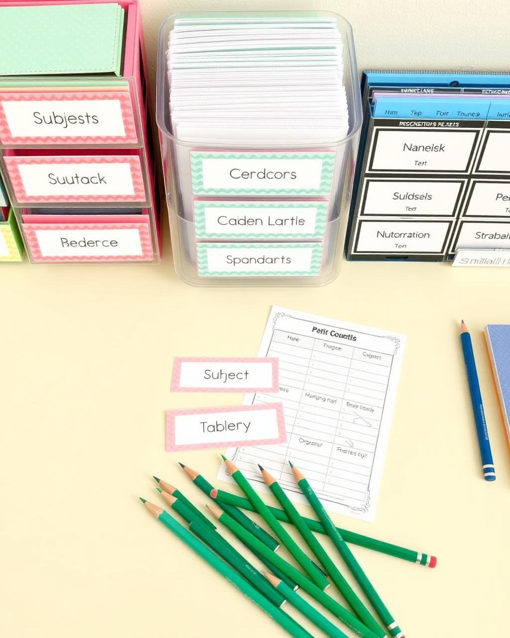 Classroom label system